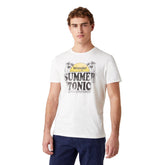 MĘSKI T-SHIRT WRANGLER SS SUMMER TEE OFF WHITE W7ATD3737 112131362